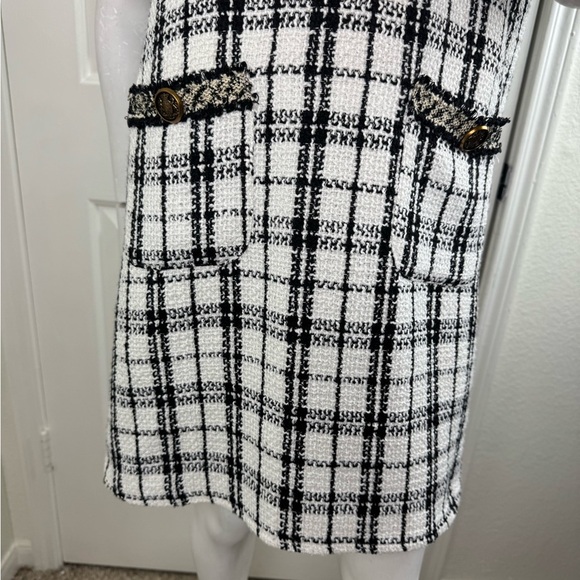 Entro Short Sleeve Round Neck Side Slit Midi Dress #132 - Picture 10 of 15